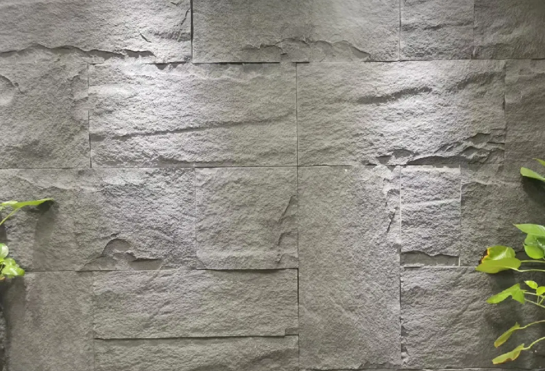 3D Indoor Outdoor Waterproof Culture Wall Panel PU Foam Stone