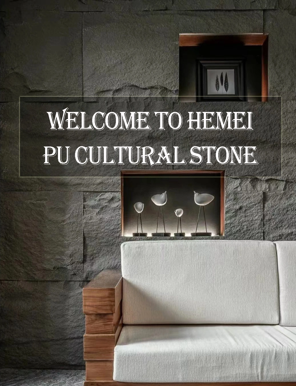 Decorative Luxury PU Mushroom Stone Simulation PU Foam Stone