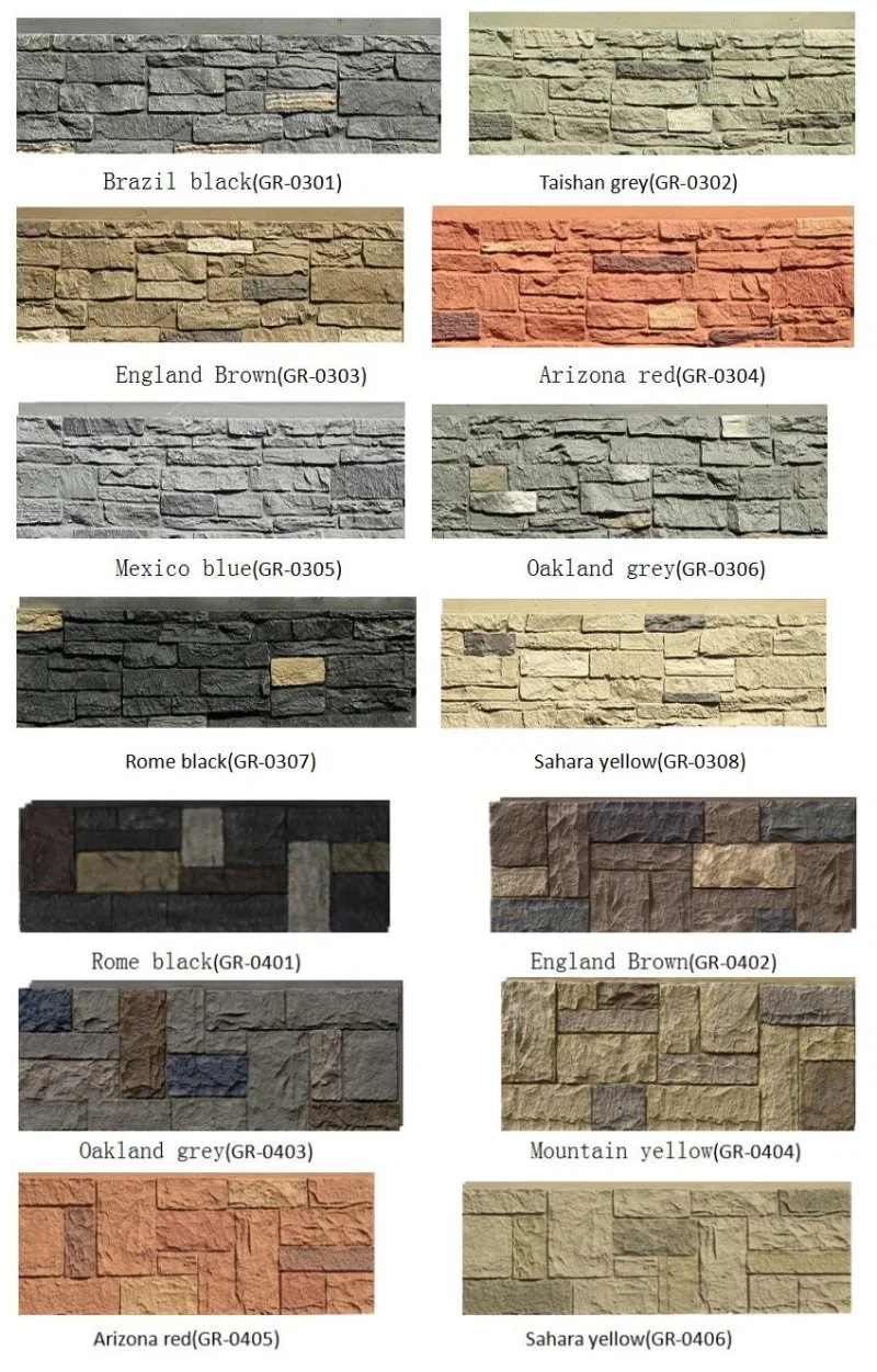 2023 New Material Luxury PU Wall Panels Stone PU Faux Stone Panels PU Culture Stone