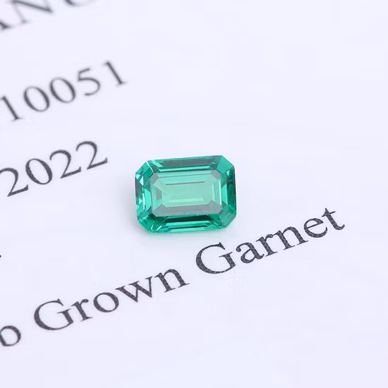 Factory Direct Sale Price Loose Gemstone Colombia Lab Grown Emerald Stone Price